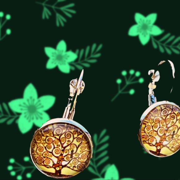 Jewelry - 🆕🍃Tree of Life  Hypoallergenic Earrings - Gustav Klimt